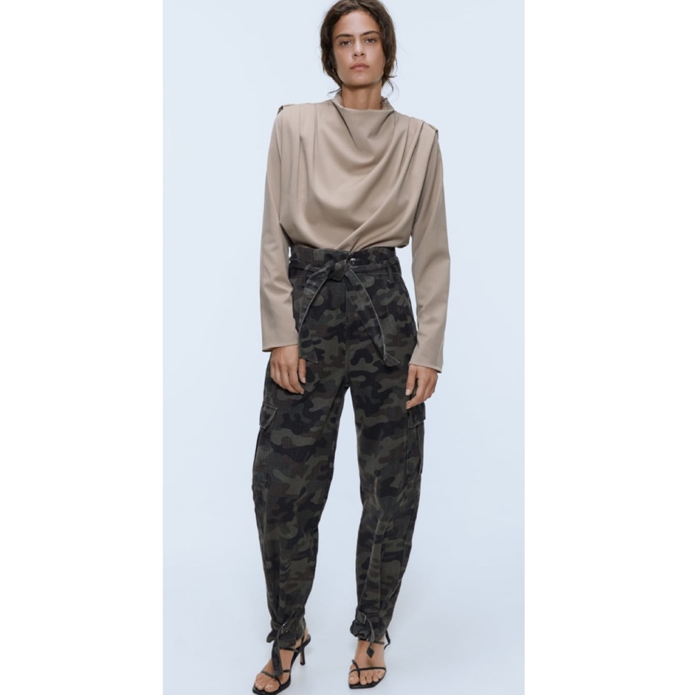 Zara Premium Paperbag Jeans
